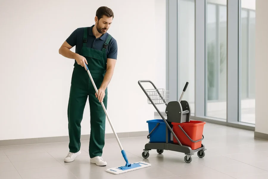 Gewerbliche Bodenpflege: Tipps für langanhaltende Sauberkeit