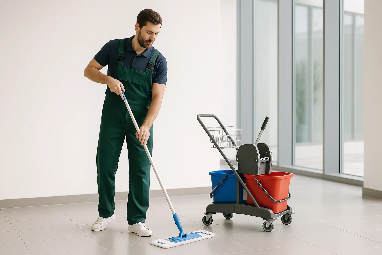 Gewerbliche Bodenpflege: Tipps für langanhaltende Sauberkeit