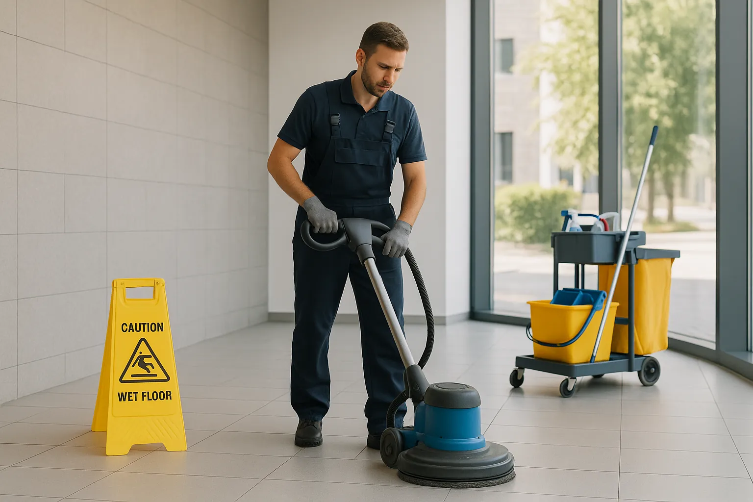 Gewerbliche Bodenpflege: Tipps für langanhaltende Sauberkeit