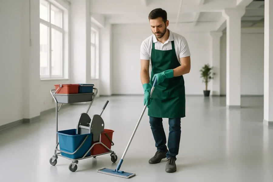 Regelmäßige Reinigung für nachhaltige Sauberkeit im Betrieb