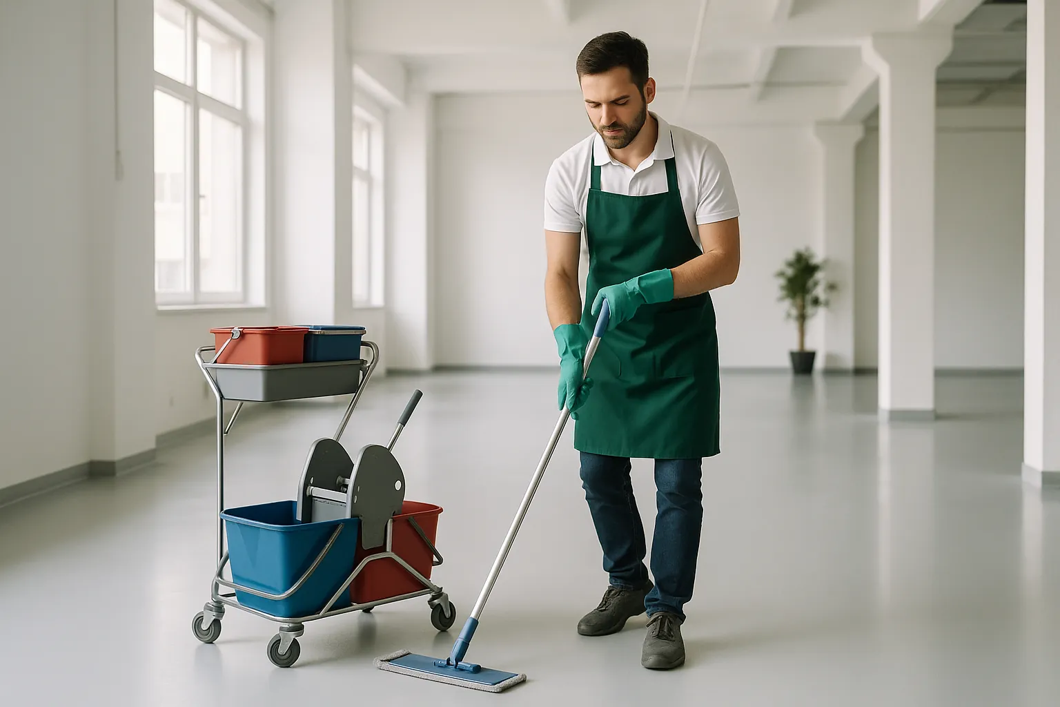 Regelmäßige Reinigung für nachhaltige Sauberkeit im Betrieb