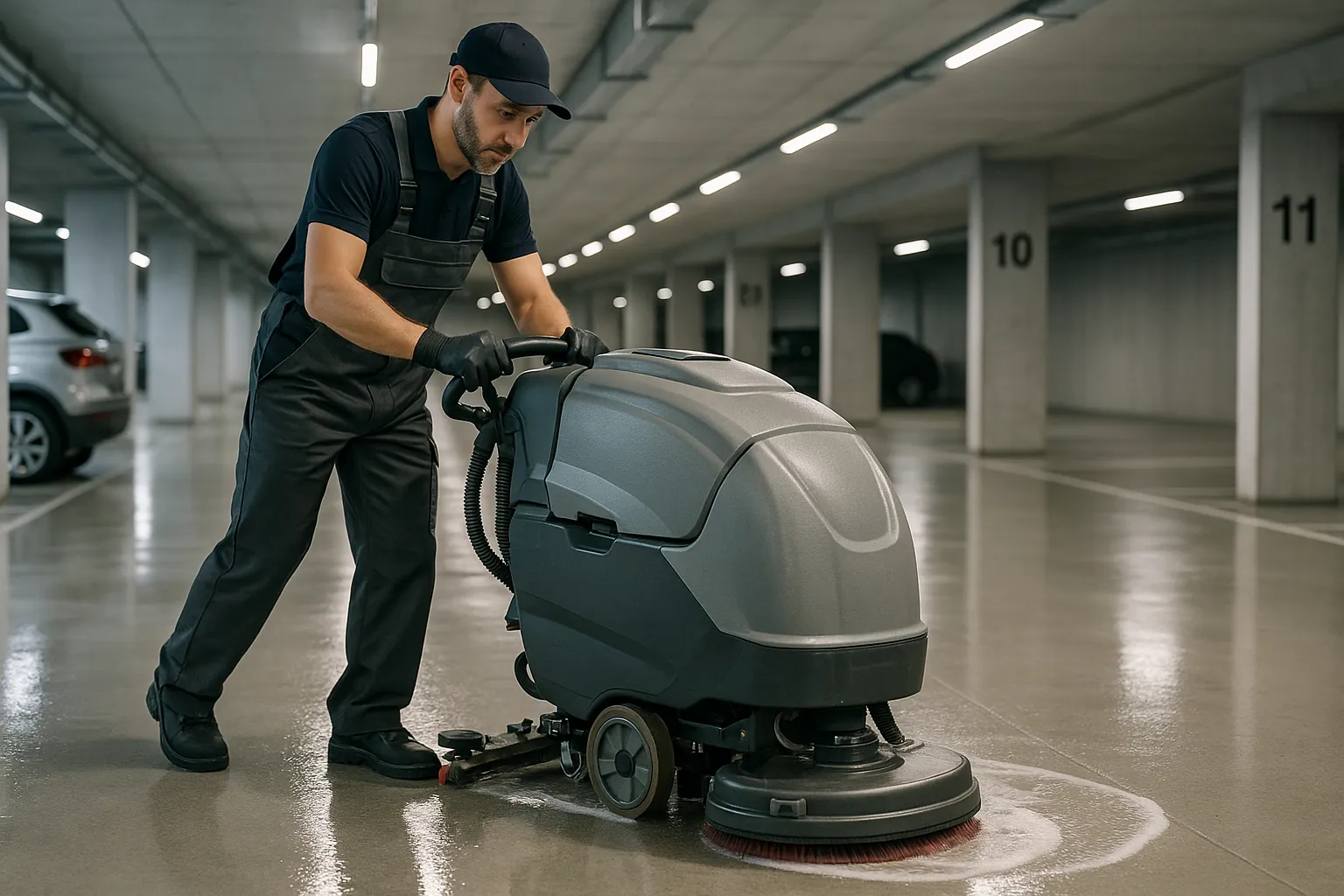 Tiefgaragen sauber halten: Tipps für Pflege und Sicherheit